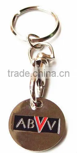 High quality supermarket trolley coin