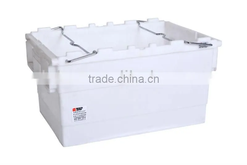 600*400*315mm Heavy Duty Plastic Bin with Bars