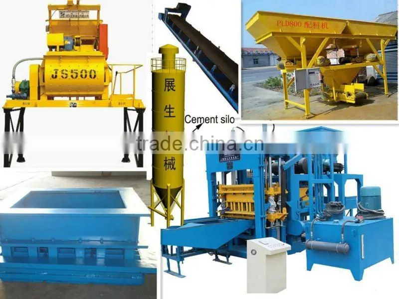 vibrating table concrete for paver brick machine