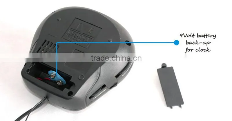 0.6 Inch LED radio alarm clock,am/fm radio(F-1751)