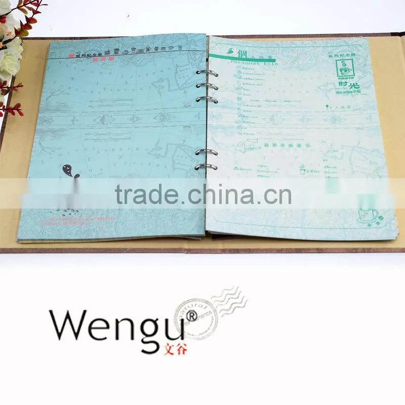 custom hardback class book with pentagram