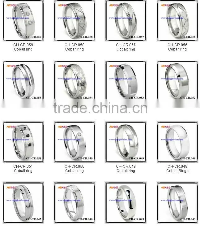 High grade hot sale nice cobalt mens engagement rings,wedding bands mens,custom rings