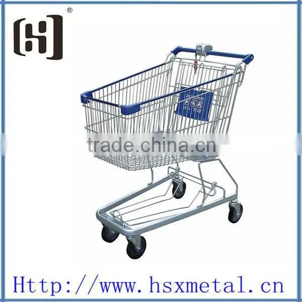 Japanese style powder coated shopping cart HSX-1777