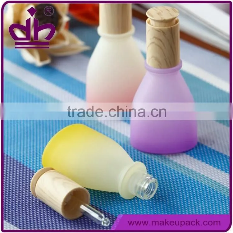 Liquid foundation container 30ml glass bottle with pump