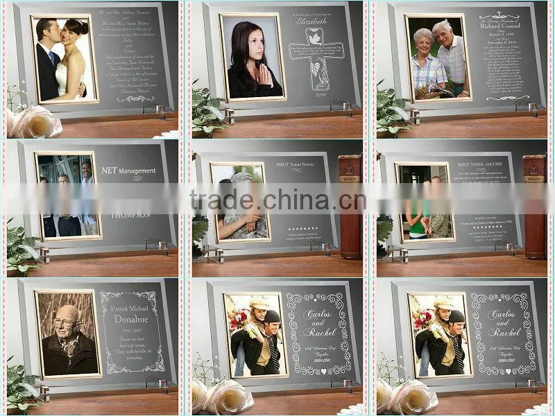 Funny Glass Sister Picture Frame For Party Decorative Gifts