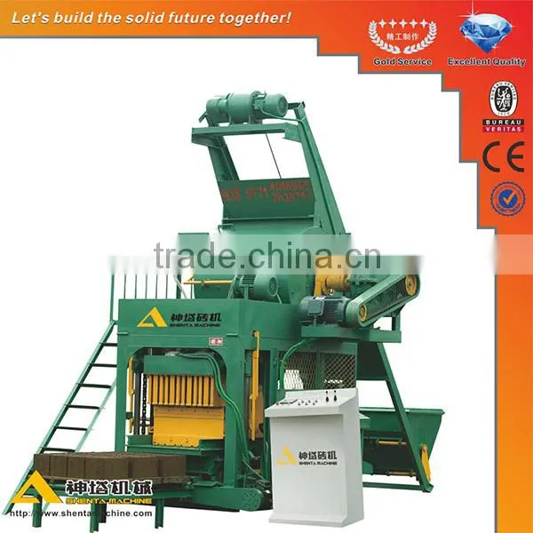 Fully automatic QTJ5-20 cement block machine coal ash brick making machine