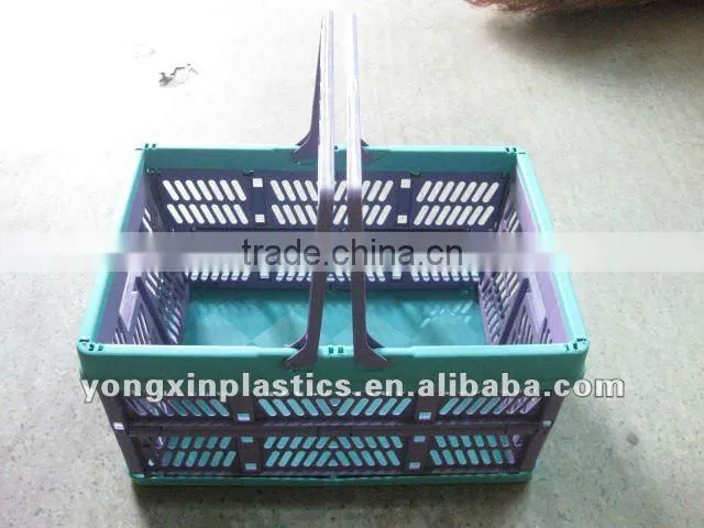 plastic folding basket