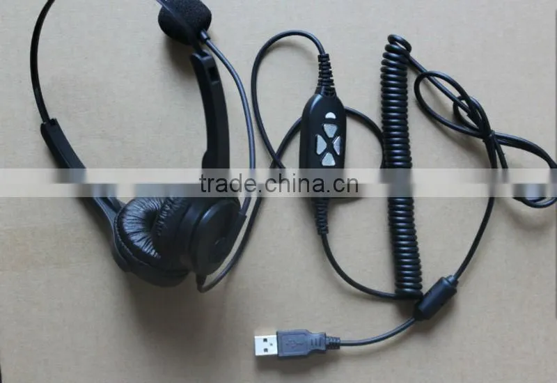 Professionl USB headset for call center with QD optional(OEM/ODM)