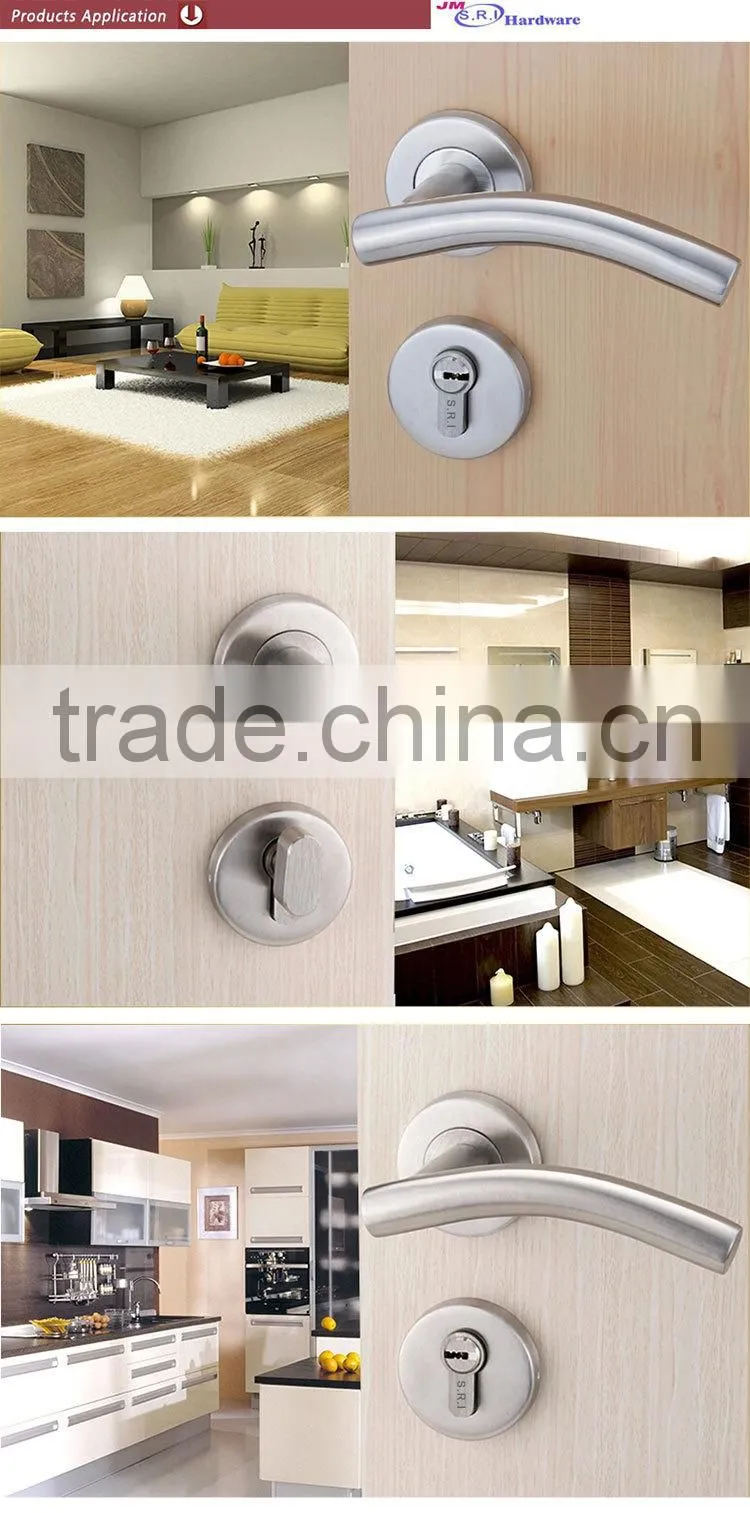 304 Stainless steel entrance door handle , tubular door handle made in China manufacturer