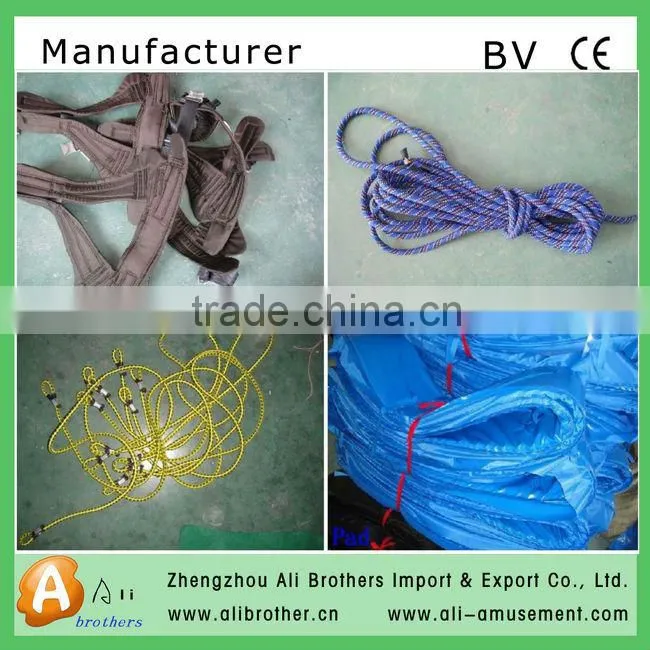 2013 hot sale CE Bungee Trampoline,bungee jumping