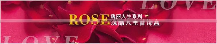 RORO Beautiful Life rose enamel metal craft jewellery box