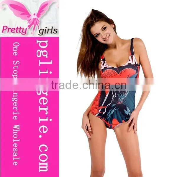 OEM custom sublimated Pretty One Piece Swimsuit