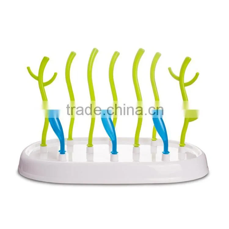 Factory Price Baby Item food grade plastic bottle holder drying rack