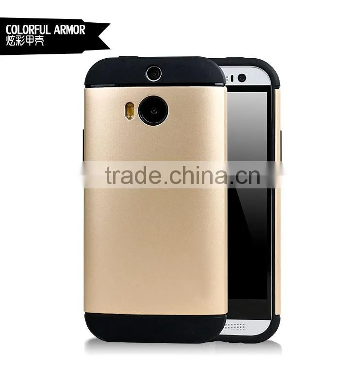 LZB Hot selling smartphone cover for HTC M8 armor case