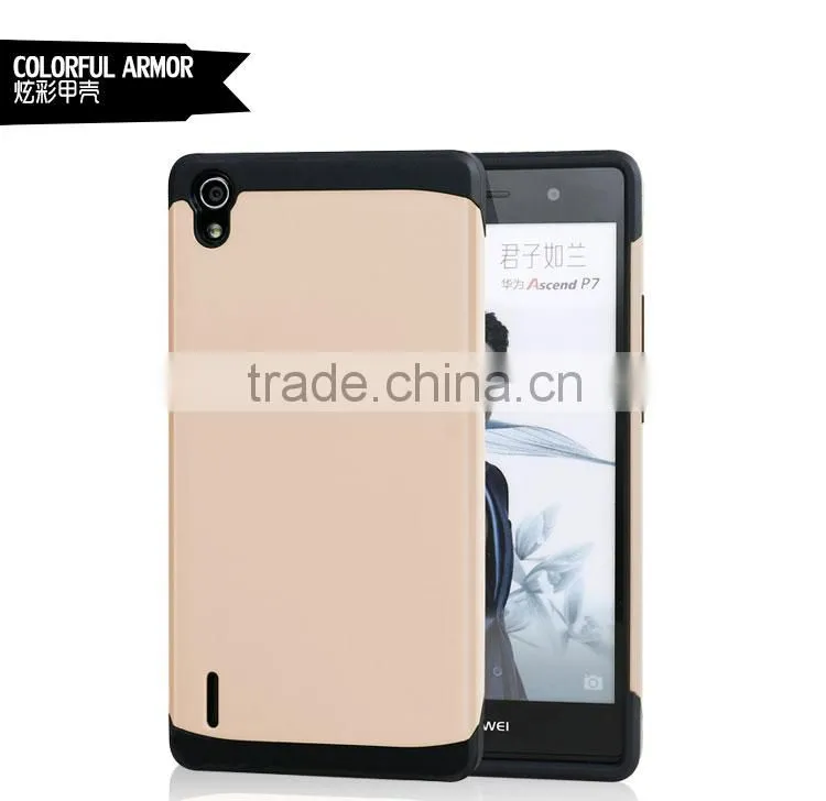 LZB Hot selling mobile phone covers for Huawei ascend p7 armor case