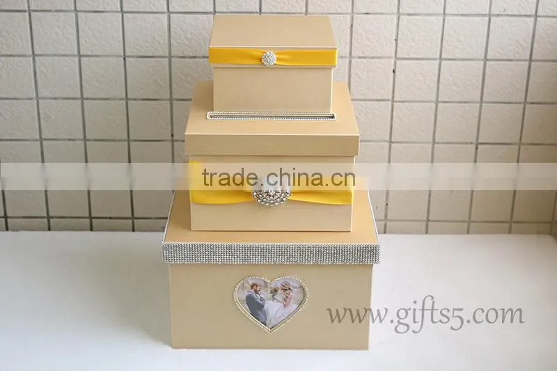 Best wedding gifts of wedding card boxes with photo frame
