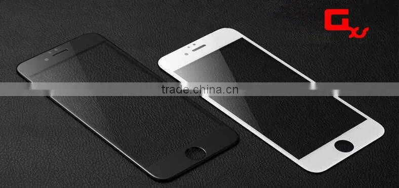 3D curved tempered glass screen protector for iphone 6 full cover screen protector
