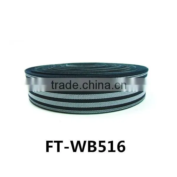 straped elastic webbing-elastic band10-80mm wide FT-WB516