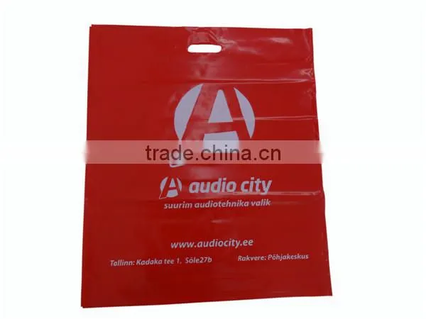 Cheap Custom logo 90 micron plastic bag