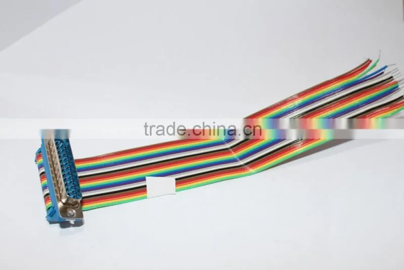 KSM DB Terminal wire & cable harness custom 2.54mm wire to board idc flat cable assembly