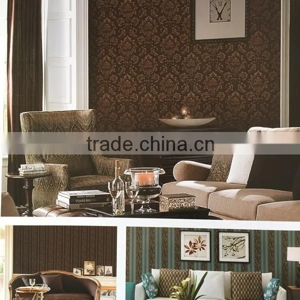 Abstract oil painting effect vinyl wallpaper