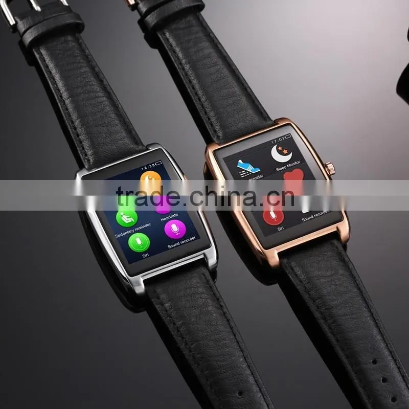 Bluetooth smart watch 1.61" Touch Screen Heart rate monitor IP67 waterproof BT4.0 android watch