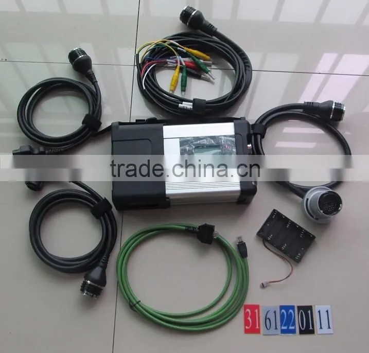 Newest mb star c5 sd connect for auto car and truck diagnostic tool with software 120gb ssd with cf-19 laptop