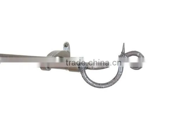 Window Metal Satin Nickel Curtain Rod Cap