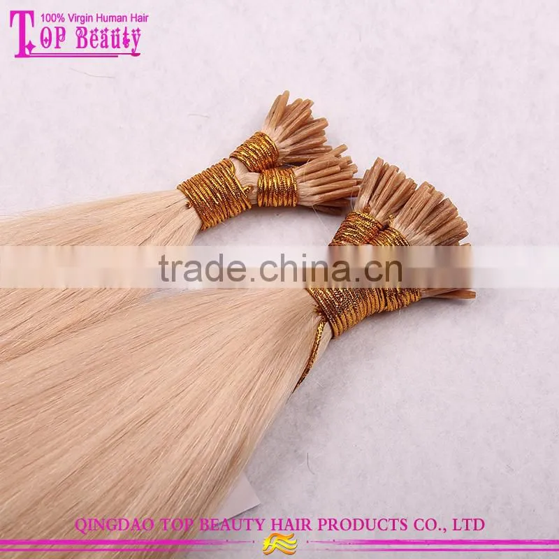 Fashion pre-bonded hair hot sale popular pre-bonded hair extensions wholesale 7a grade pre bonded hair extensions