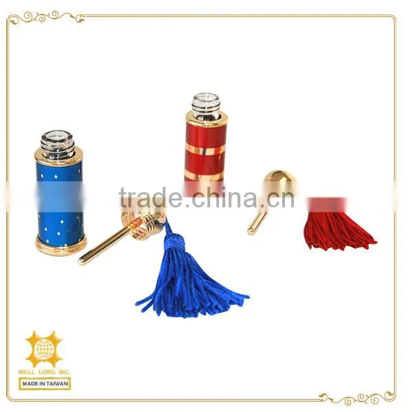 Fancy designer 5ml wedding gifts attar perfume oils aluminum bottles