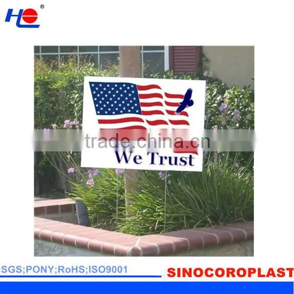 Outdoor Plastic Coroplast Signs
