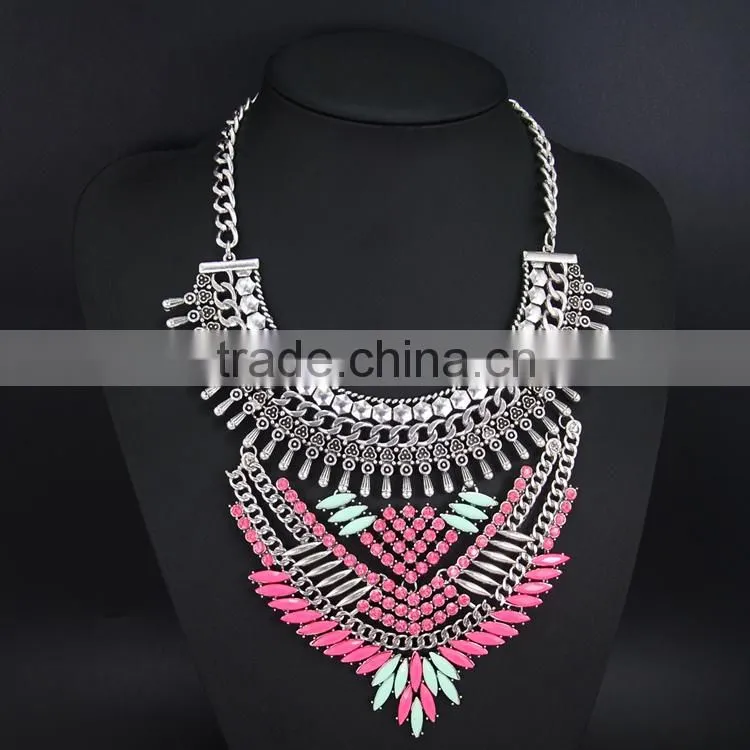 Alloy necklace china's alibaba bling bling hip hop pendant