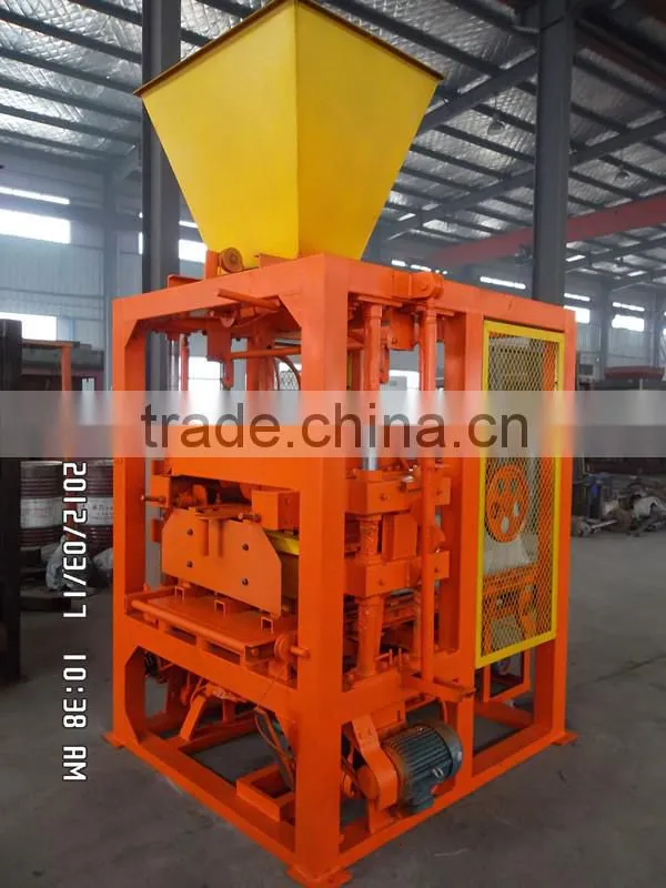 Hot selling cheap 4-25 cement block machine for small business