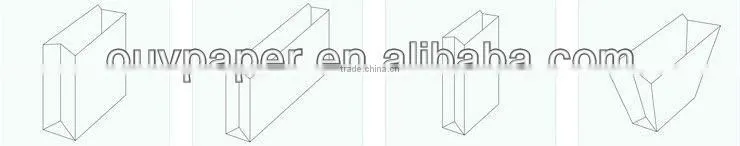 Fashiom comestic paper bag with handle