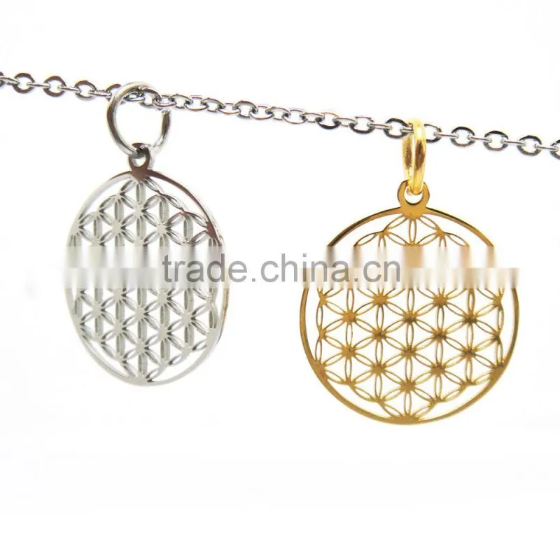 Small Charm 20mm Flower of Life Pendant Jewelry for Earrings
