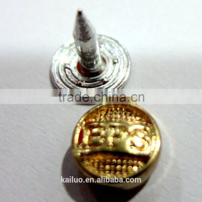 bright rose gold color rivet for jeans/popular in american market
