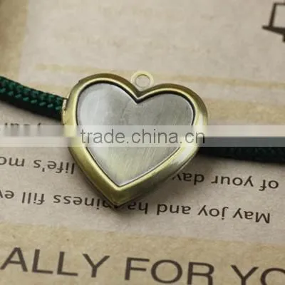 22MM vintage love heart brass bronze heart locket,locket pendant,pendant setting tray 1131028