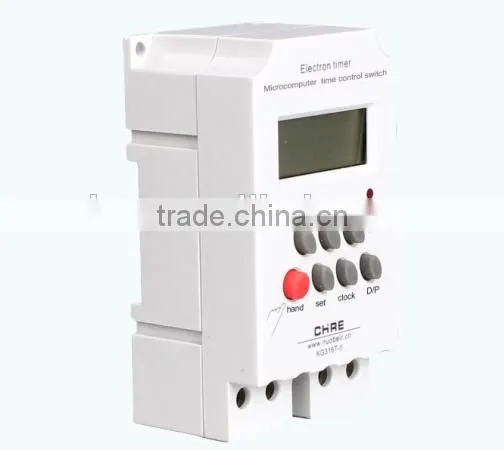 LCD 25A 250VAC timer digital Switch KG316T with Battery