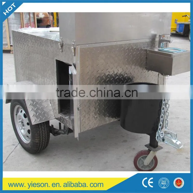 stainless steel hot dog vending carts for sale