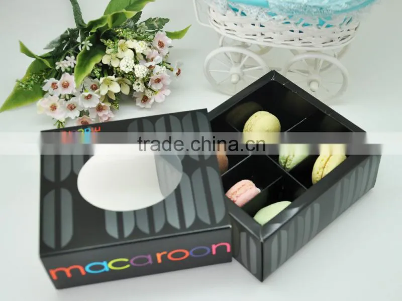 Mini and black handcraft macaron box