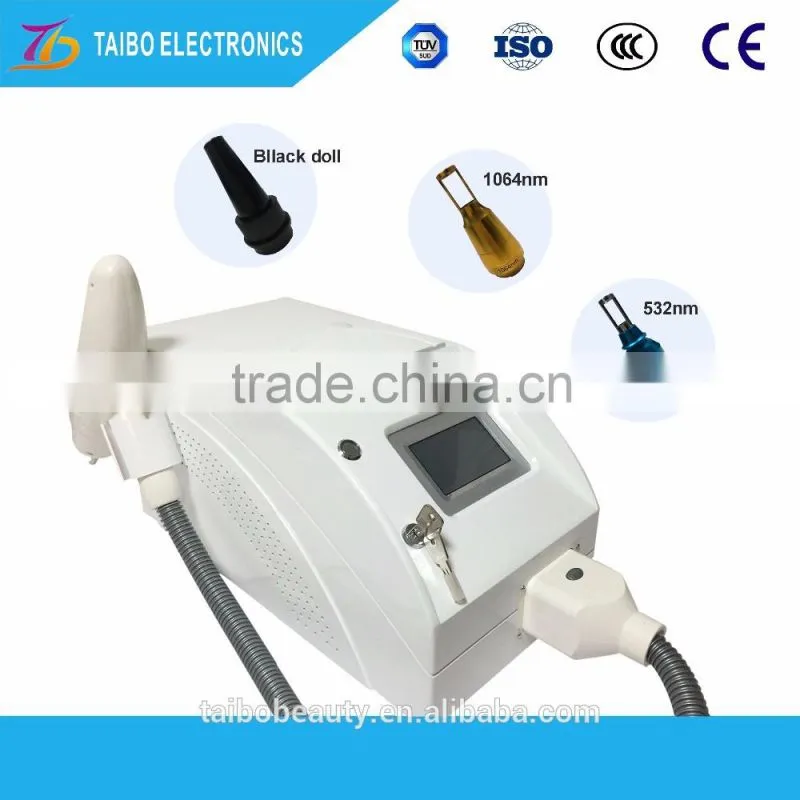 Portable Q-Swith ND YAG laser tattoo removal /tattoo removal/skin rejuvenation ,vascular removal ,spot age for beauty salon