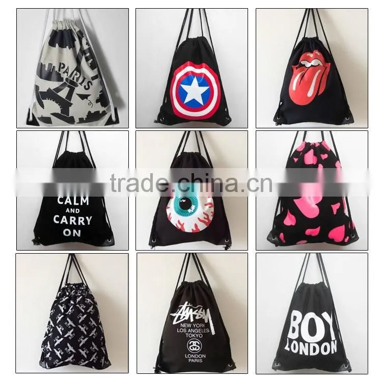 Promotion gift bag oxford waterproof drawstring bag