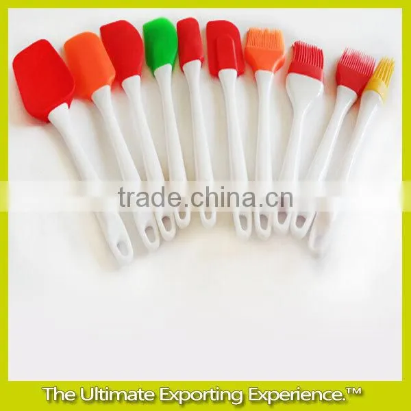 silicone butter scraping,Colorful silicone kitchen utensils scraping butter