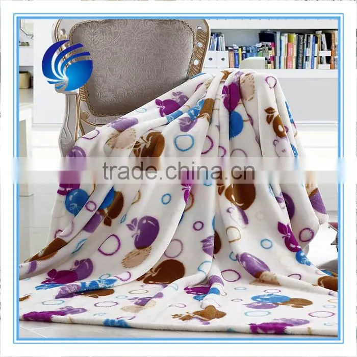 100% polyester storehouse super plush throw blanket