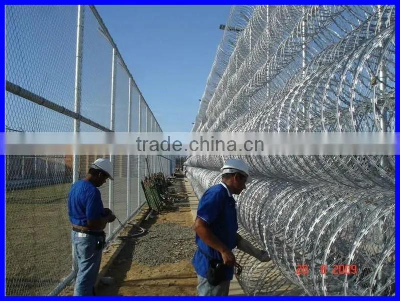 Factory Good Quality Best Price Hot Dipped Galavnized Razor Barbed Type Wire