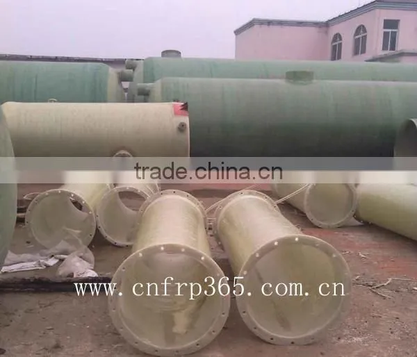 FRP Pipes and Fittings Filament winding FRP pipe with sand filler
