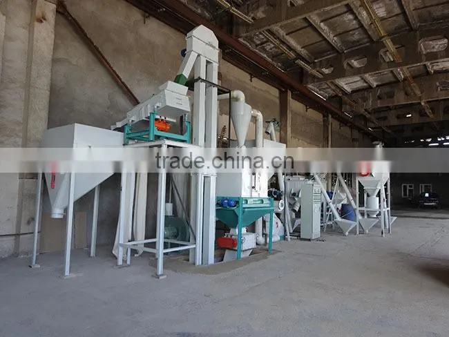 Wood stalk peanut shells rice husk biomass pellet production line from Double Crane