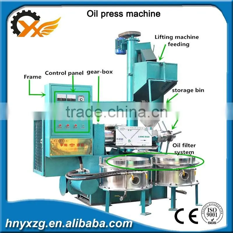 High purity oil Yuxiang machinery vegetable oil processing plant
