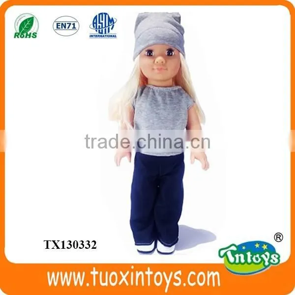 18 inch silicone real girl Christmas doll for kids girl