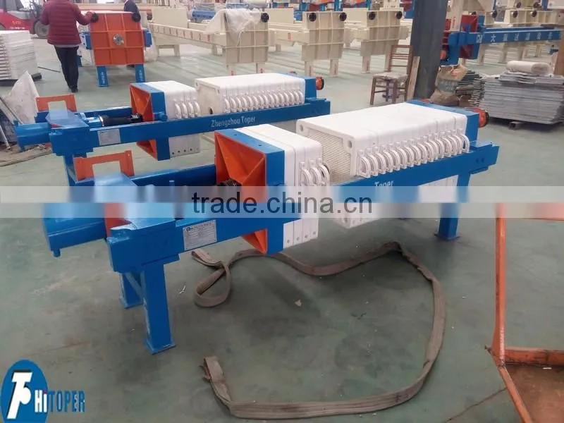 Stainless steel filter press of frame hydraulic press